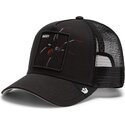 cepur-izliekta-truckeris-melns-snapback-over-the-line-spider-out-of-bounds-daddy-the-farm-goorin-bros