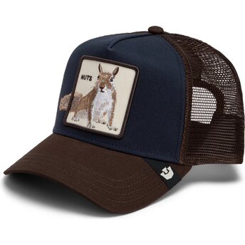 Cepur izliekta truckeris brūns snapback Over the Line Squirrel Out Of Bounds Nuts The Farm Goorin Bros.