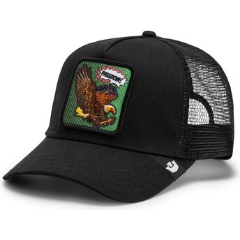 Cepur izliekta truckeris melns snapback Freedom Eagle Pop Art Strikes Back The Farm Goorin Bros.