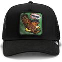 cepur-izliekta-truckeris-melns-snapback-freedom-eagle-pop-art-strikes-back-the-farm-goorin-bros