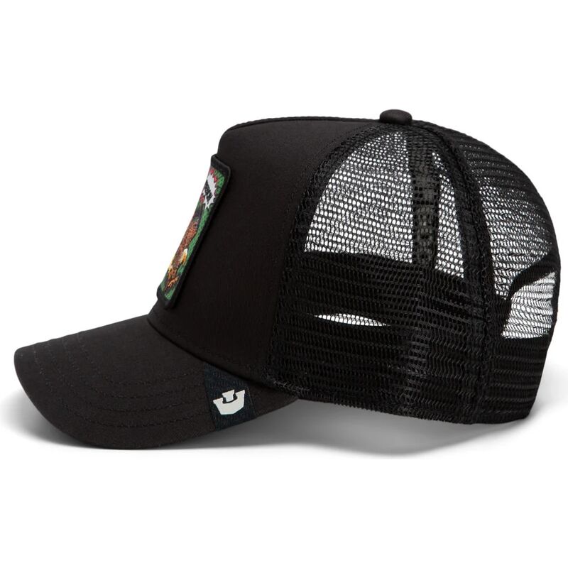 cepur-izliekta-truckeris-melns-snapback-freedom-eagle-pop-art-strikes-back-the-farm-goorin-bros