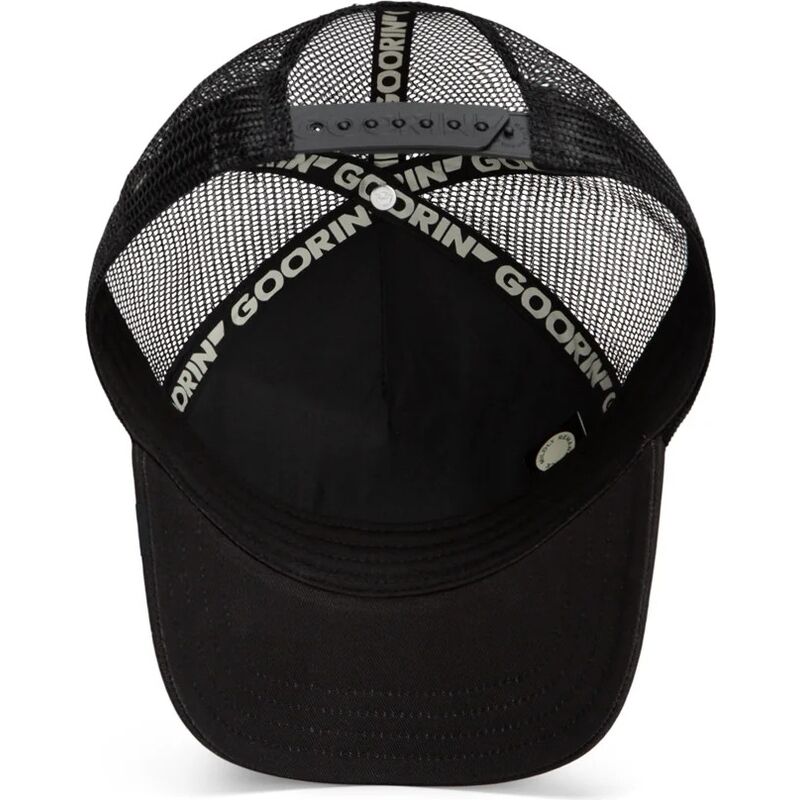 cepur-izliekta-truckeris-melns-snapback-freedom-eagle-pop-art-strikes-back-the-farm-goorin-bros