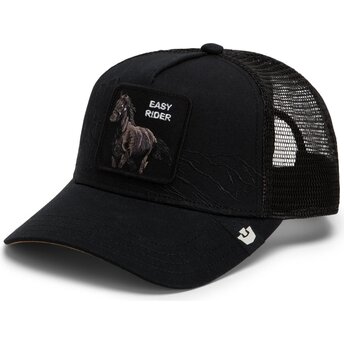 Cepur izliekta truckeris melns snapback Stallion Badlands The Farm Goorin Bros.