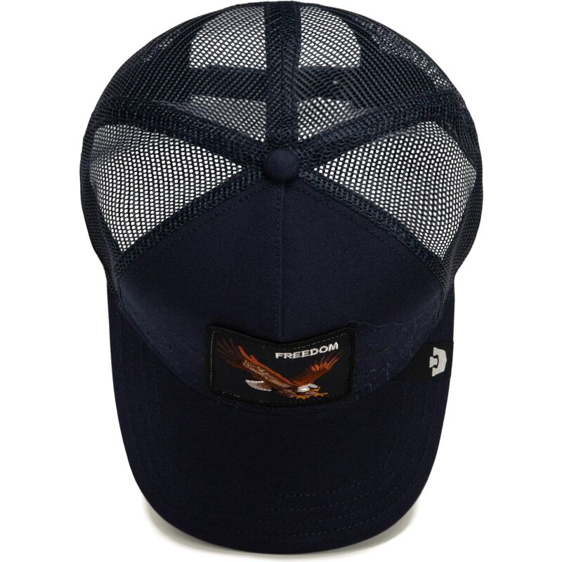 cepur-izliekta-truckeris-tumsi-zils-snapback-eagle-badlands-freedom-the-farm-goorin-bros cepur-izliekta-truckeris-tumsi-zils-snapback-eagle-badlands-freedom-the-farm-goorin-bros