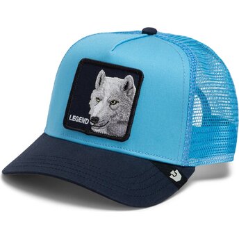 Cepur izliekta truckeris zils snapback Legend Wolf Original Recipe The Farm Goorin Bros.