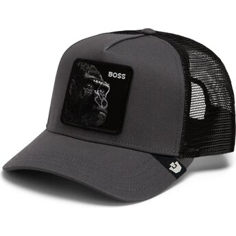 Cepur izliekta truckeris pelēks snapback The Boss Original Recipe The Farm Goorin Bros.