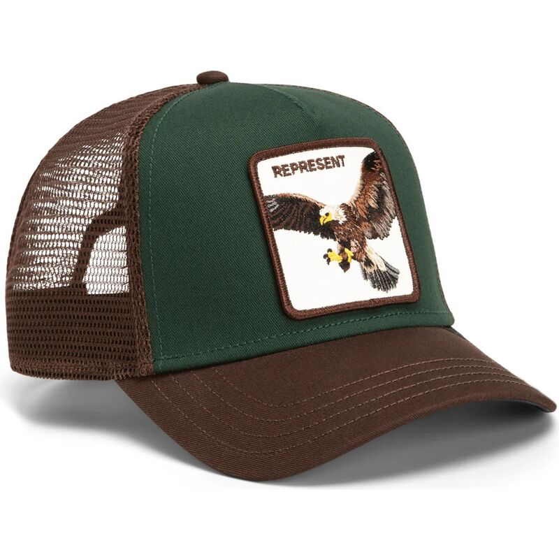 cepur-izliekta-truckeris-daudzkrasains-snapback-represent-eagle-original-recipe-the-farm-goorin-bros