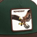 cepur-izliekta-truckeris-daudzkrasains-snapback-represent-eagle-original-recipe-the-farm-goorin-bros
