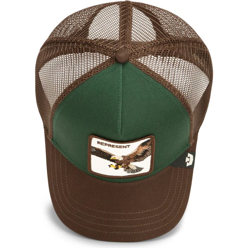 cepur-izliekta-truckeris-daudzkrasains-snapback-represent-eagle-original-recipe-the-farm-goorin-bros