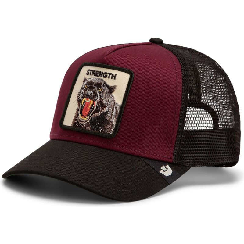 cepur-izliekta-truckeris-sarkans-snapback-strength-panther-original-recipe-the-farm-goorin-bros cepur-izliekta-truckeris-sarkans-snapback-strength-panther-original-recipe-the-farm-goorin-bros