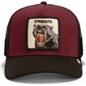cepur-izliekta-truckeris-sarkans-snapback-strength-panther-original-recipe-the-farm-goorin-bros