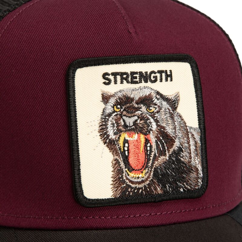 cepur-izliekta-truckeris-sarkans-snapback-strength-panther-original-recipe-the-farm-goorin-bros cepur-izliekta-truckeris-sarkans-snapback-strength-panther-original-recipe-the-farm-goorin-bros