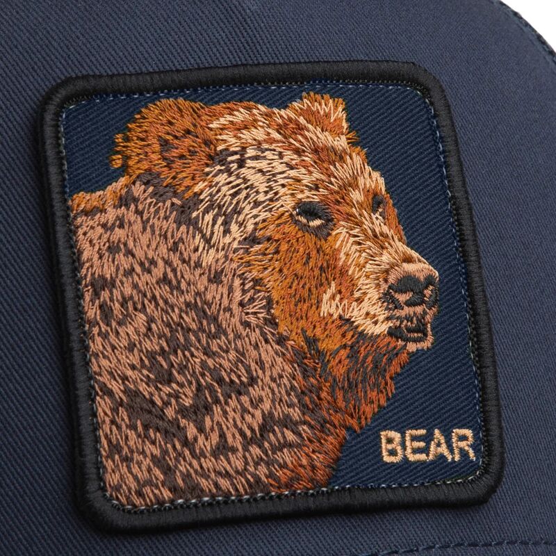 cepur-izliekta-truckeris-tumsi-zils-snapback-bear-original-recipe-the-farm-goorin-bros