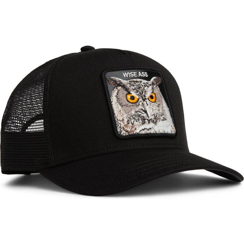 cepur-izliekta-truckeris-melns-snapback-wise-ass-original-recipe-the-farm-goorin-bros