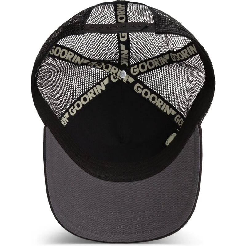 cepur-izliekta-truckeris-melns-snapback-wise-ass-original-recipe-the-farm-goorin-bros