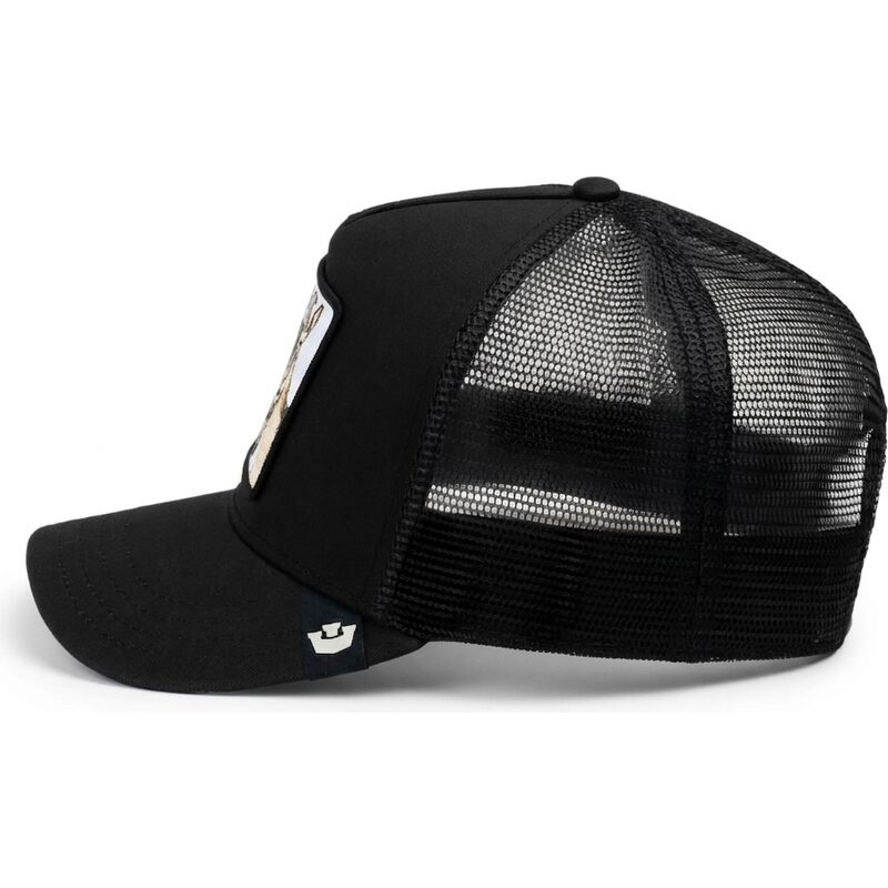 cepur-izliekta-truckeris-melns-snapback-goat-beard-original-recipe-the-farm-goorin-bros