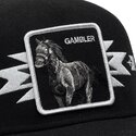 cepur-izliekta-truckeris-melns-snapback-canyon-gambler-trailblazer-the-farm-goorin-bros