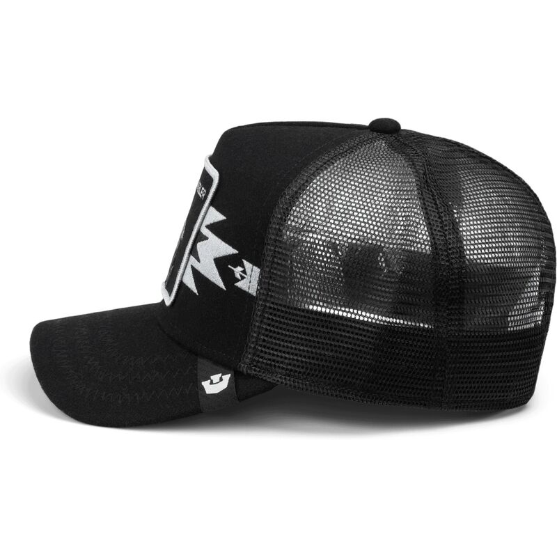 cepur-izliekta-truckeris-melns-snapback-canyon-gambler-trailblazer-the-farm-goorin-bros