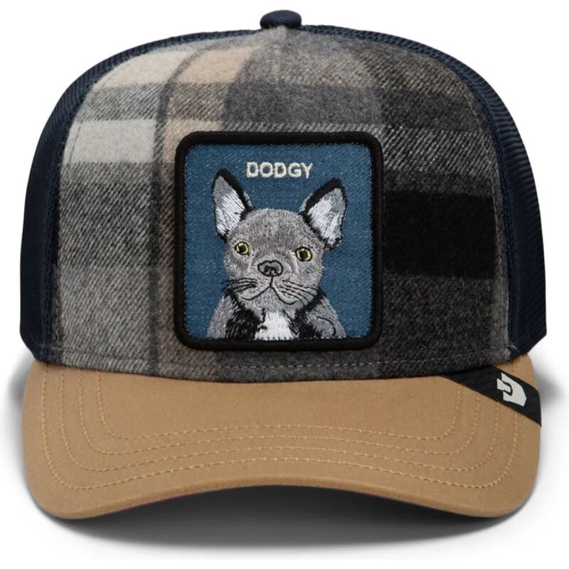 cepur-izliekta-truckeris-daudzkrasains-snapback-brit-frenchie-check-mate-dodgy-the-farm-goorin-bros