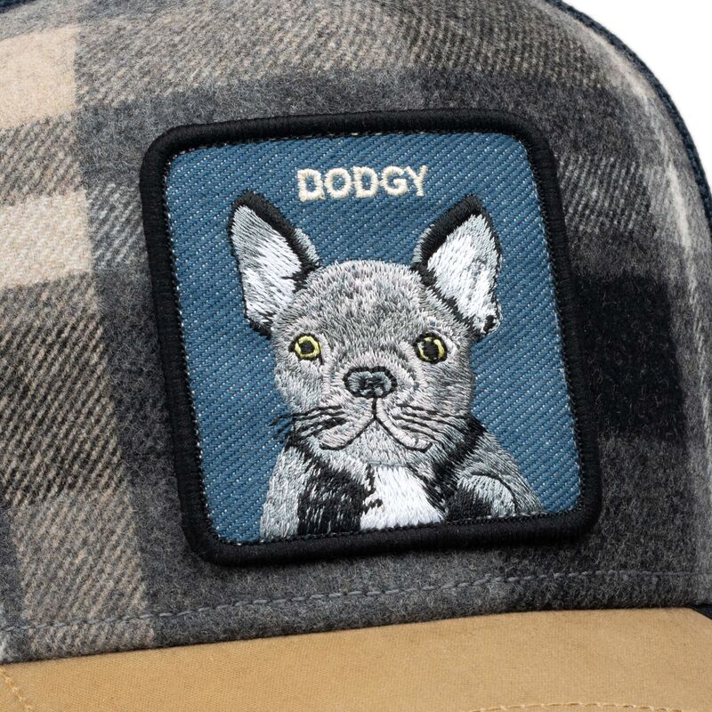 cepur-izliekta-truckeris-daudzkrasains-snapback-brit-frenchie-check-mate-dodgy-the-farm-goorin-bros