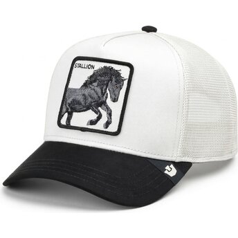 Cepur izliekta truckeris balts snapback Digital Stallion Split Decision The Farm Goorin Bros.
