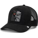 cepur-izliekta-truckeris-melns-snapback-black-out-spider-blackened-metallic-poison-the-farm-goorin-bros