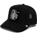 cepur-izliekta-truckeris-melns-snapback-black-out-lion-blackened-metallic-alpha-the-farm-goorin-bros