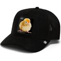 cepur-izliekta-truckeris-melns-snapback-black-out-chick-blackened-metallic-hot-the-farm-goorin-bros