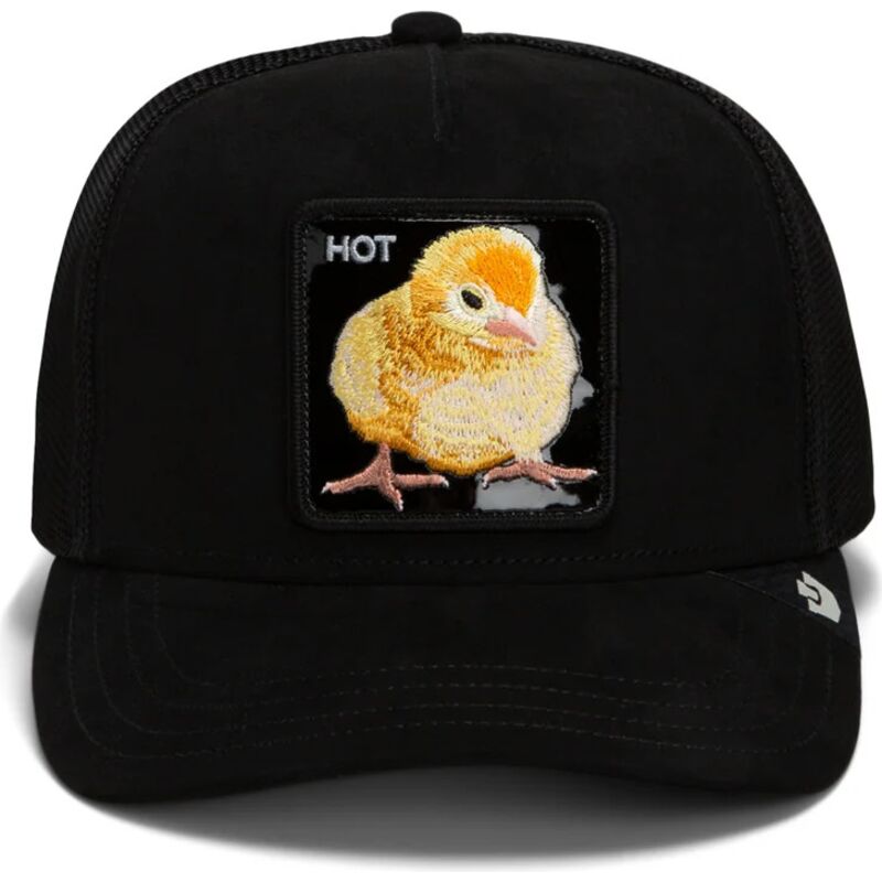 cepur-izliekta-truckeris-melns-snapback-black-out-chick-blackened-metallic-hot-the-farm-goorin-bros