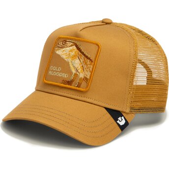 Cepur izliekta truckeris brūns snapback Circle of Life Cold Blooded Tone Shift The Farm Goorin Bros.