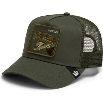 Cepur izliekta truckeris zaļš snapback Circle of Life Vicious Tone Shift The Farm Goorin Bros.
