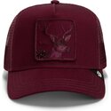 cepur-izliekta-truckeris-sarkans-snapback-tonal-bae-full-intent-the-farm-goorin-bros