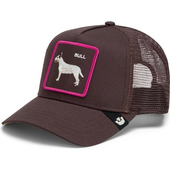 Cepur izliekta truckeris brūns snapback Shadow Bull Terrier Off The Leash The Farm Goorin Bros.