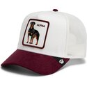 cepur-izliekta-truckeris-balts-snapback-suede-alpha-microsuede-the-farm-goorin-bros