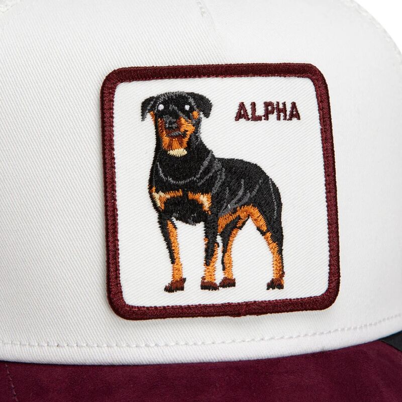 cepur-izliekta-truckeris-balts-snapback-suede-alpha-microsuede-the-farm-goorin-bros