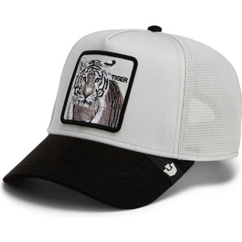 Cepur izliekta truckeris pelēks snapback Suede Tiger Microsuede The Farm Goorin Bros.