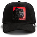 cepur-izliekta-truckeris-melns-snapback-nera-rossa-microsuede-the-farm-goorin-bros