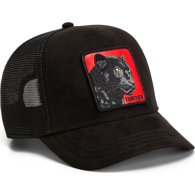 cepur-izliekta-truckeris-melns-snapback-nera-rossa-microsuede-the-farm-goorin-bros