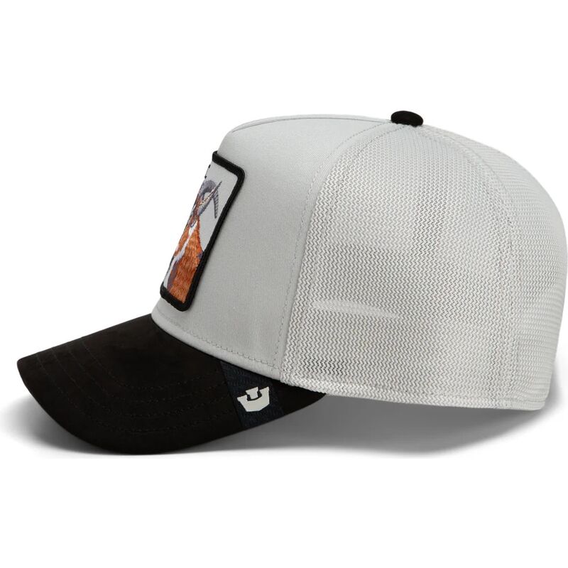 cepur-izliekta-truckeris-peleks-snapback-suede-greatest-goat-microsuede-the-farm-goorin-bros