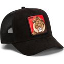 cepur-izliekta-truckeris-melns-snapback-re-leone-rosso-microsuede-king-the-farm-goorin-bros