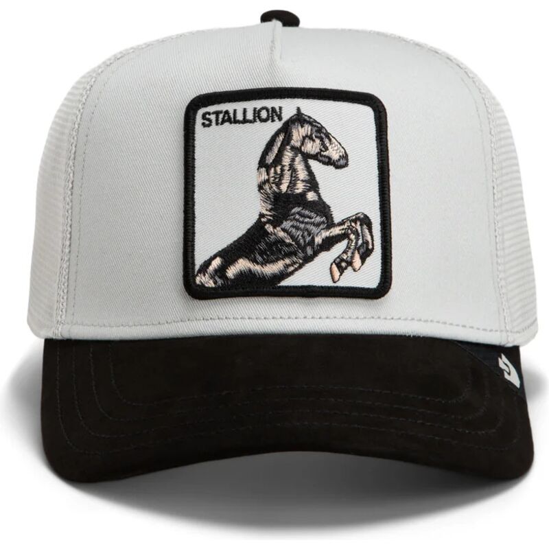 cepur-izliekta-truckeris-peleks-snapback-suede-stallion-microsuede-the-farm-goorin-bros