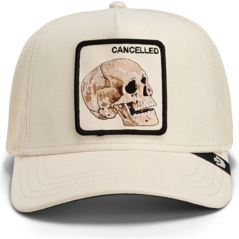cepur-izliekta-truckeris-bess-snapback-suede-cancelled-skull-microsuede-the-farm-goorin-bros cepur-izliekta-truckeris-bess-snapback-suede-cancelled-skull-microsuede-the-farm-goorin-bros