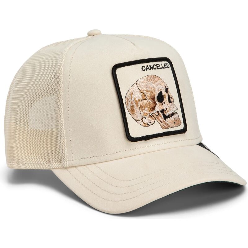 cepur-izliekta-truckeris-bess-snapback-suede-cancelled-skull-microsuede-the-farm-goorin-bros cepur-izliekta-truckeris-bess-snapback-suede-cancelled-skull-microsuede-the-farm-goorin-bros