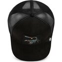cepur-izliekta-truckeris-melns-snapback-suede-scorpion-microsuede-the-farm-goorin-bros
