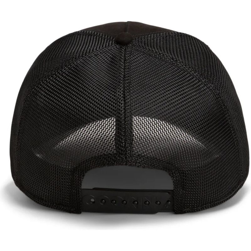 cepur-izliekta-truckeris-melns-snapback-suede-scorpion-microsuede-the-farm-goorin-bros
