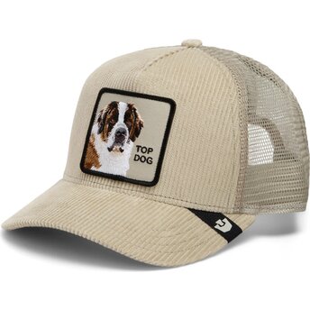 Cepur izliekta truckeris bēšs snapback Corduroy Top Dog Ridgeline The Farm Goorin Bros.