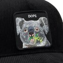 cepur-izliekta-truckeris-melns-snapback-corduroy-dope-ridgeline-the-farm-goorin-bros