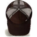 cepur-izliekta-truckeris-bruns-snapback-engraved-dog-camo-glitch-the-farm-goorin-bros