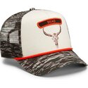 cepur-izliekta-truckeris-maskesanas-snapback-rocker-dead-camo-glitch-skull-the-farm-goorin-bros