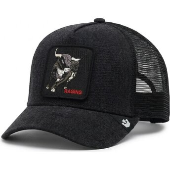 Cepur izliekta truckeris melns snapback Raging Denim After Dark The Farm Goorin Bros.